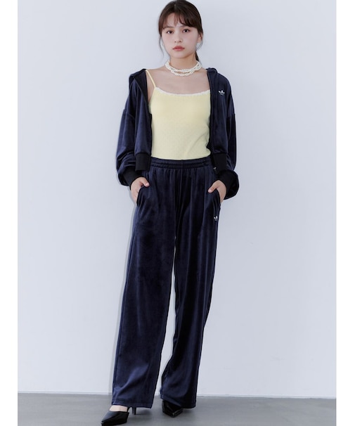 【adidas Originals】ESS VELOUR PANT /エッセンシャルズ ベロアパンツ
