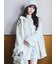【WEB限定】ファー付きリボンブローチコート