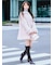 【WEB限定】ファー付きリボンブローチコート