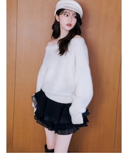 【WEB限定】レイヤードフリルスカショーパン