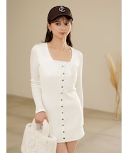 【SNIDEL×Juicy Couture】サーマルレイヤードワンピース