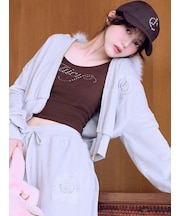 【SNIDEL×Juicy Couture】ベロアファーパーカー