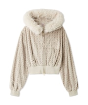 【SNIDEL×Juicy Couture】ベロアファーパーカー