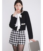 ロービングチェックラップキュロット
