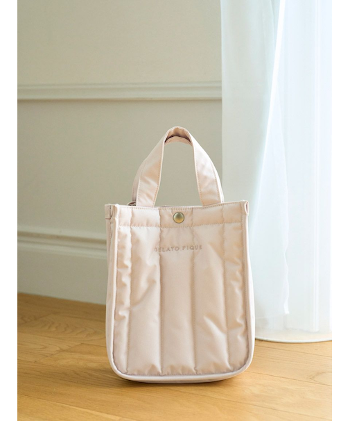 【CAT&DOG】【販路限定商品】キルティングお散歩バッグS