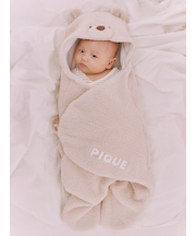 【ONLINE限定カラーあり】【BABY】パウダーベアおくるみ
