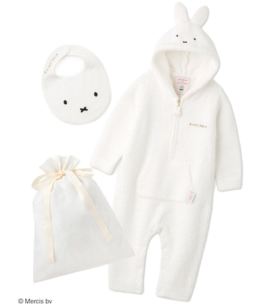【ラッピング済み】【Dick Bruna】【BABY】ベビモコロンパース＆パイルスタイセット