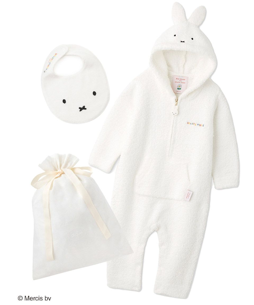 【ラッピング済み】【Dick Bruna】【BABY】ベビモコロンパース＆パイルスタイセット