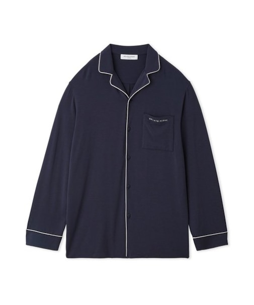 【HOMME】パイピングシャツ