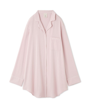 パイピングロングシャツ