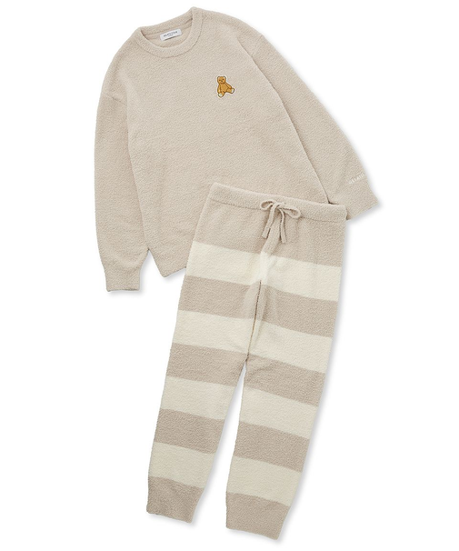 【ONLINE限定】【HOMME】ベビモコベアプルオーバー＆ロングパンツセット
