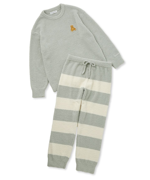 【ONLINE限定】【HOMME】ベビモコベアプルオーバー＆ロングパンツセット