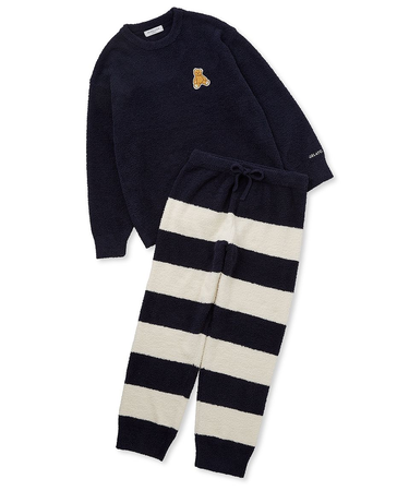 【ONLINE限定】【HOMME】ベビモコベアプルオーバー＆ロングパンツセット