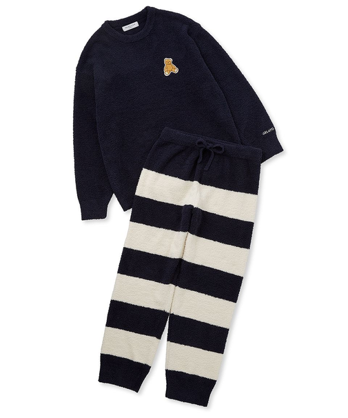 【ONLINE限定】【HOMME】ベビモコベアプルオーバー＆ロングパンツセット