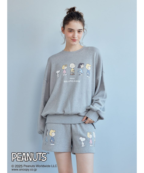 も*ー様 新品　GELATO PIQUE×PEANUTS コラボ プルオーバー PEANUTS】【ONLINE限定カラーあり】裏毛プルオーバー（プル