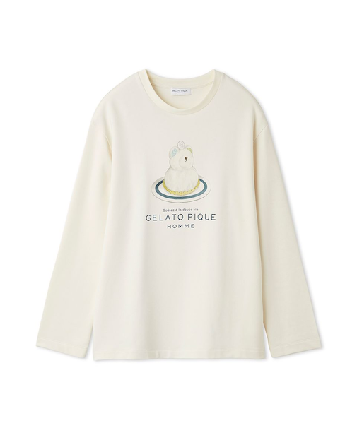 【HOMME】インレイベアケーキロンT
