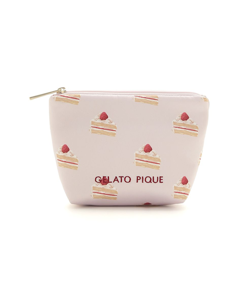 gelato pique ポーチ＆ハンカチ ケーキ総柄ティッシュポーチ｜ジェラートピケの通販｜&mall