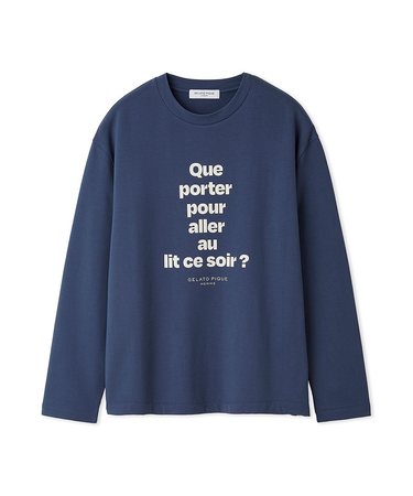 【HOMME】ホットファブリックインレイロンT