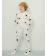 【KIDS】パウダースタージャガードロングパンツ