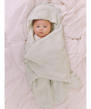 【限定カラーあり】【BABY】パウダーアニマルおくるみ