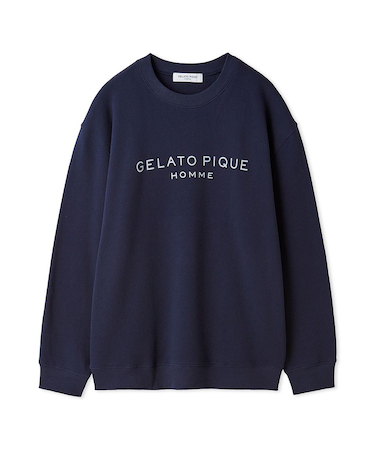 【ONLINE限定】【HOMME】コットン裏毛プルオーバー