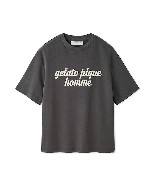 【HOMME】ジェラートピケロゴプリントTシャツ