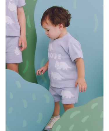 【限定カラーあり】【BABY】スムーズィーダイナソージャガードショートパンツ