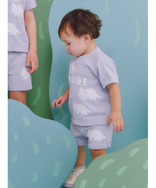 【限定カラーあり】【BABY】スムーズィーダイナソージャガードショートパンツ