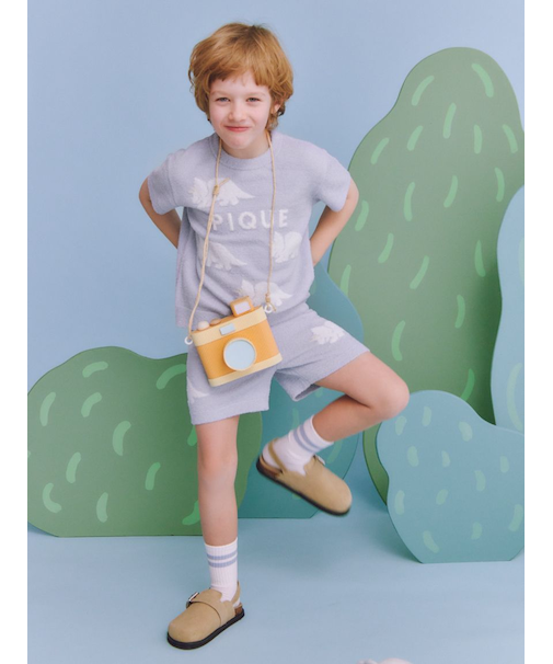 【限定カラーあり】【KIDS】スムーズィーダイナソージャガードショートパンツ