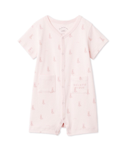 【BABY】ぬいぐるみ柄ロンパース