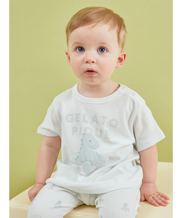 【BABY】ぬいぐるみワンポイントTシャツ