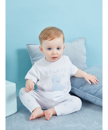 【BABY】ぬいぐるみワンポイントTシャツ