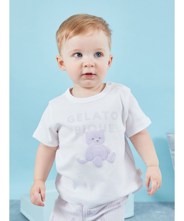 【BABY】ぬいぐるみワンポイントTシャツ