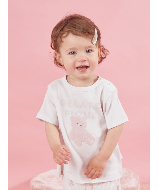 【BABY】ぬいぐるみワンポイントTシャツ