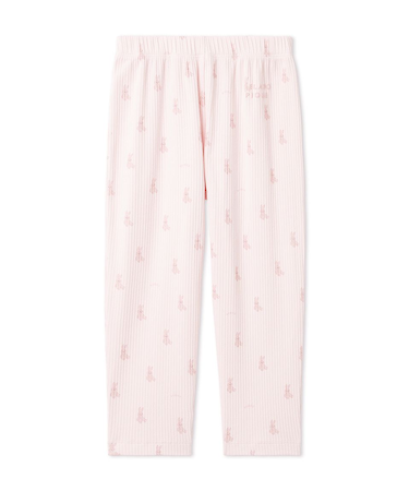 【KIDS】ぬいぐるみ柄ロングパンツ