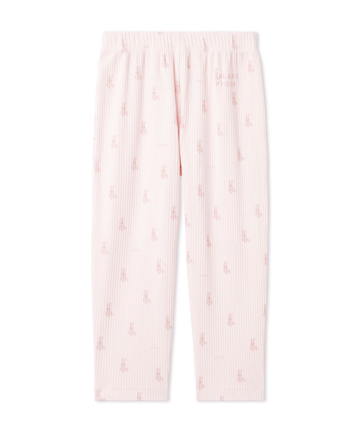 【KIDS】ぬいぐるみ柄ロングパンツ