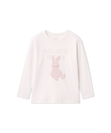 【KIDS】ぬいぐるみワンポイントロンT