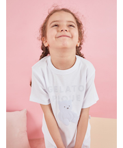 【KIDS】ぬいぐるみワンポイントTシャツ