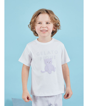 【KIDS】ぬいぐるみワンポイントTシャツ
