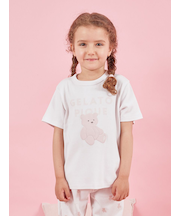 【KIDS】ぬいぐるみワンポイントTシャツ