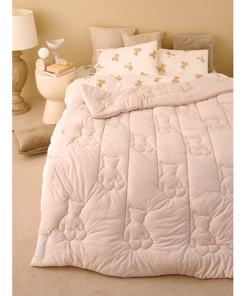 【Sleep】ベア柄 キルトケット