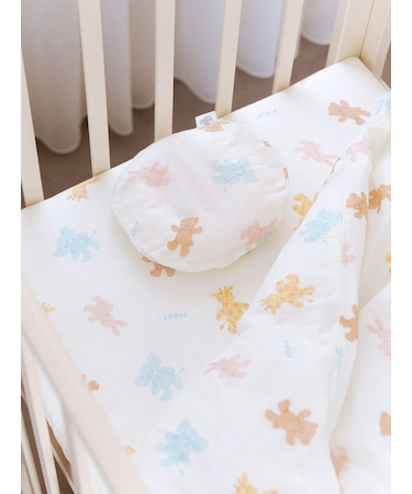 【Sleep】【BABY】ぬいぐるみ柄 ボックスシーツ