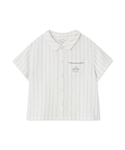 【販路限定】【KIDS】ストライプガーゼシャツ