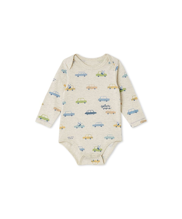 【BABY】長袖ボディスーツ