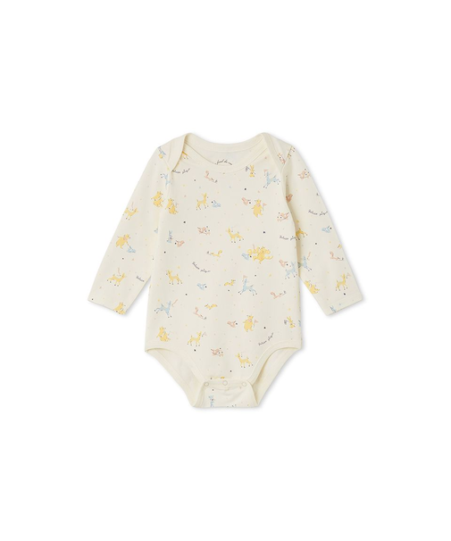 【BABY】長袖ボディスーツ