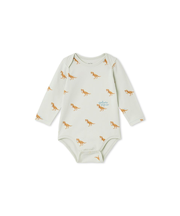 【BABY】長袖ボディスーツ
