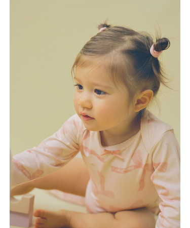 【BABY】長袖ボディスーツ