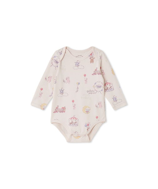 【BABY】長袖ボディスーツ