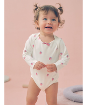 【BABY】長袖ボディスーツ