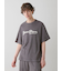 【HOMME】パイルロゴ刺繍Tシャツ